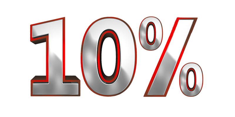 10 % экономии на материалах